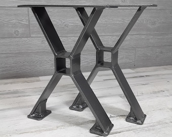 Crossbeam Series Silver Vein Metal bench legs