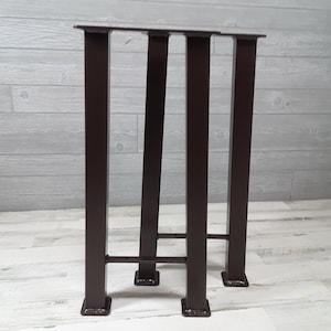 Powder Coated Sofa Table Legs w/shelf bracket