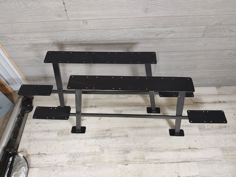 Powder Coated Metal Picnic Table Legs Table Legs DIY Etsy