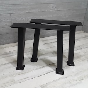 Bighorn Series Hammertone Black Coffee Table Legs