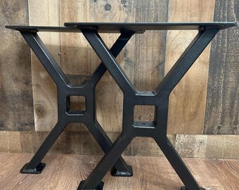X Style Beam Heavy Duty American Made Bench Legs (Set of Two)