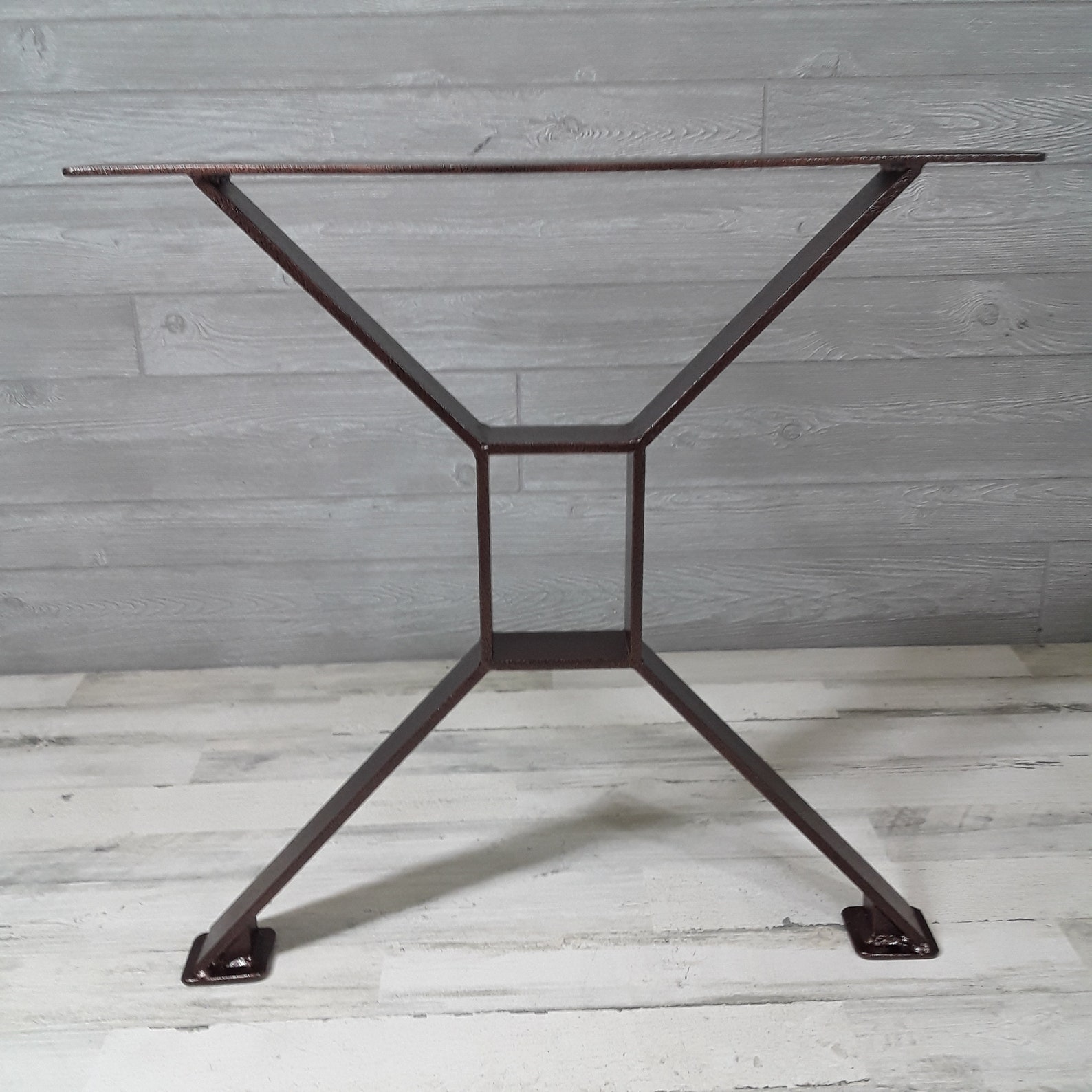 Cross Beam Series Metal Dining Table Legs Table Legs Metal Etsy