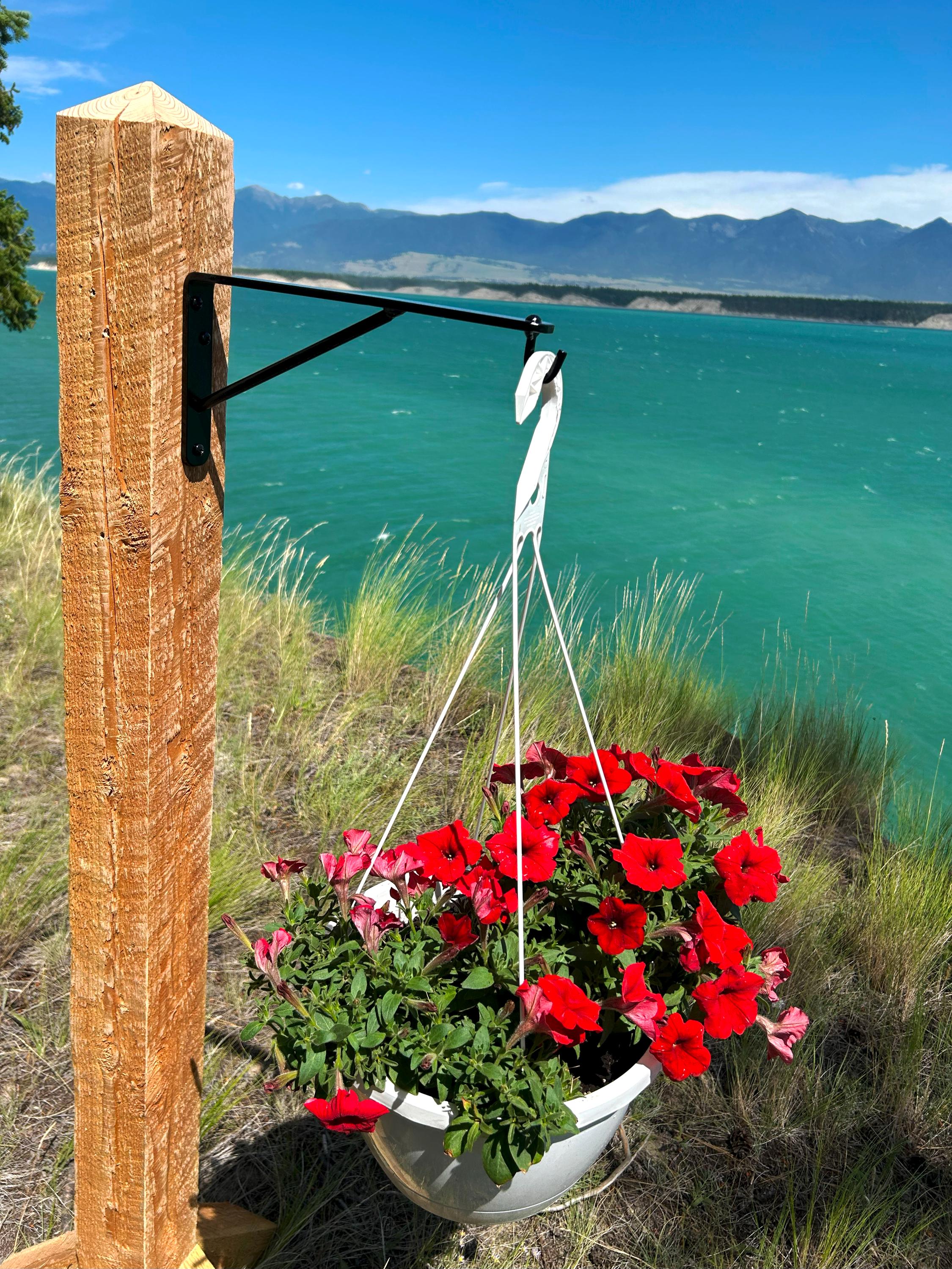 Heavy Duty Hanging Plant Hook, Lantern Hook, Hanging Basket Hook,  Birdfeeder Hanger, Planter Hook, Planter Box Bracket, Powder Coated Hook -  Etsy
