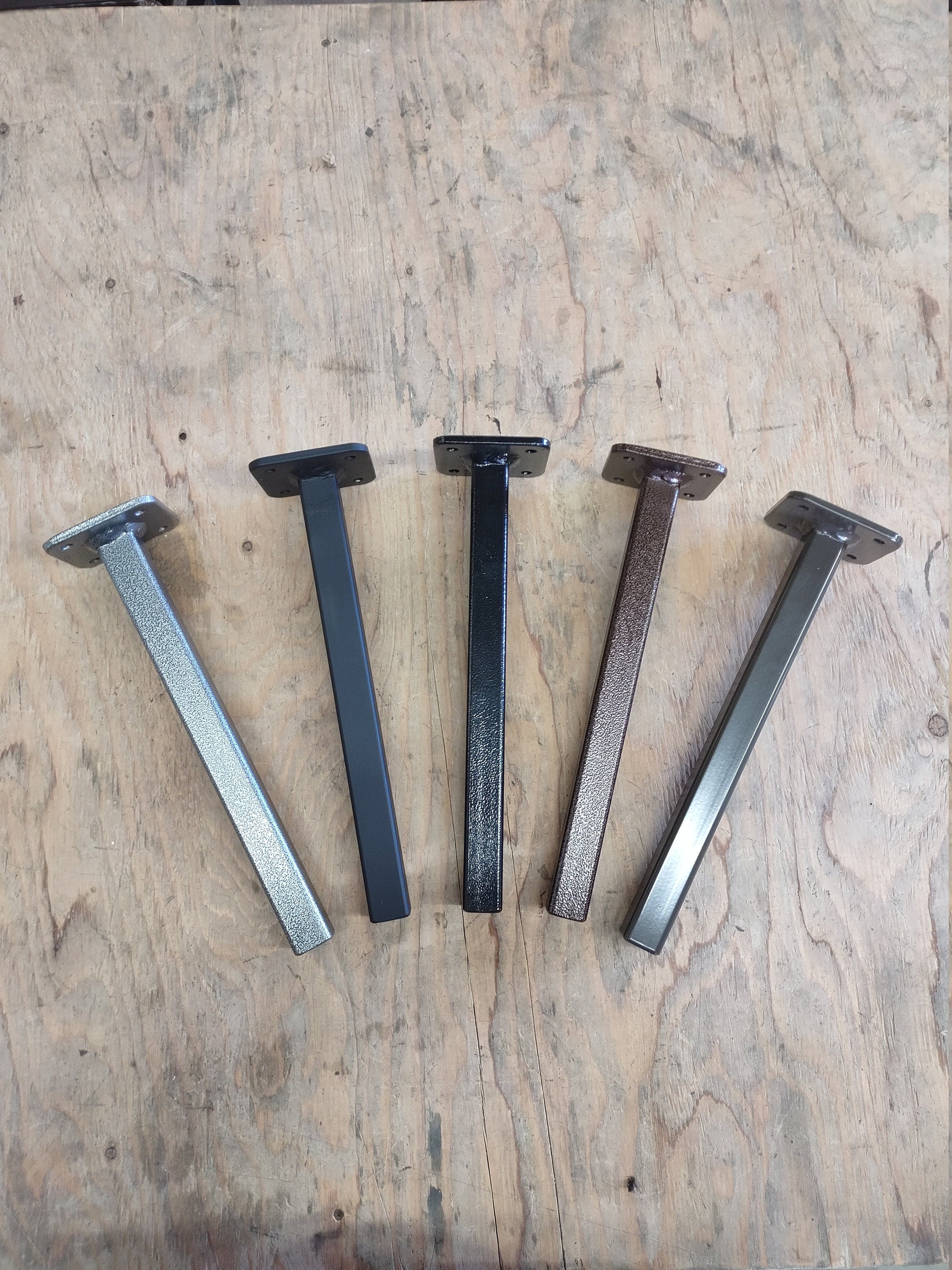 Powder Coated 1" Metal Square Post Legs