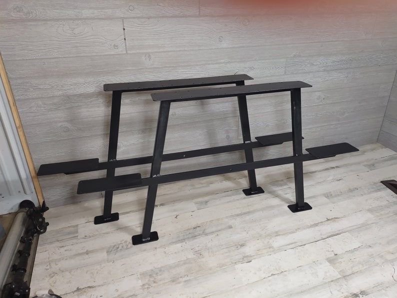 Powder Coated Metal Picnic Table Legs Table Legs DIY Etsy