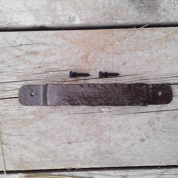 Antique Copper Barn Door Handle Powder Coated Metal Handle Etsy