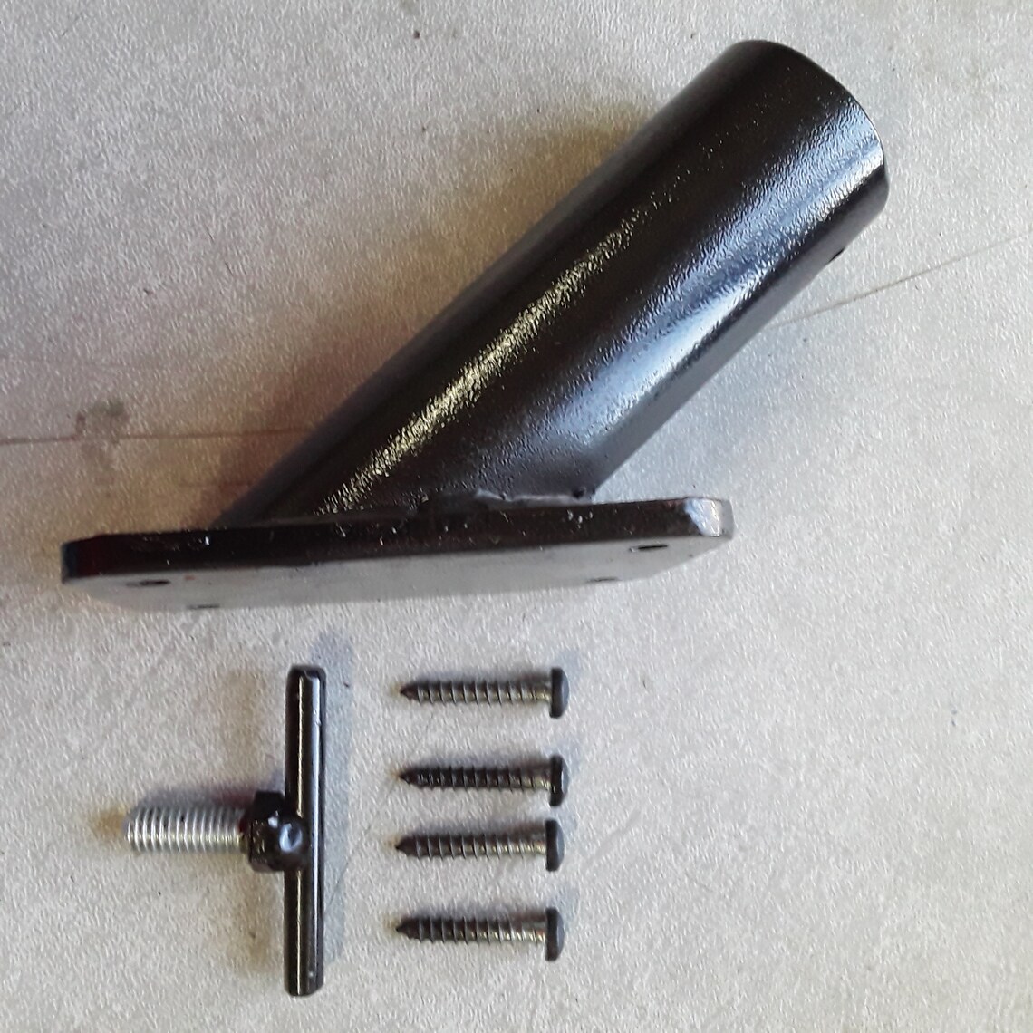 Powder Coated Flag Pole Wall Mount Bracket Etsy