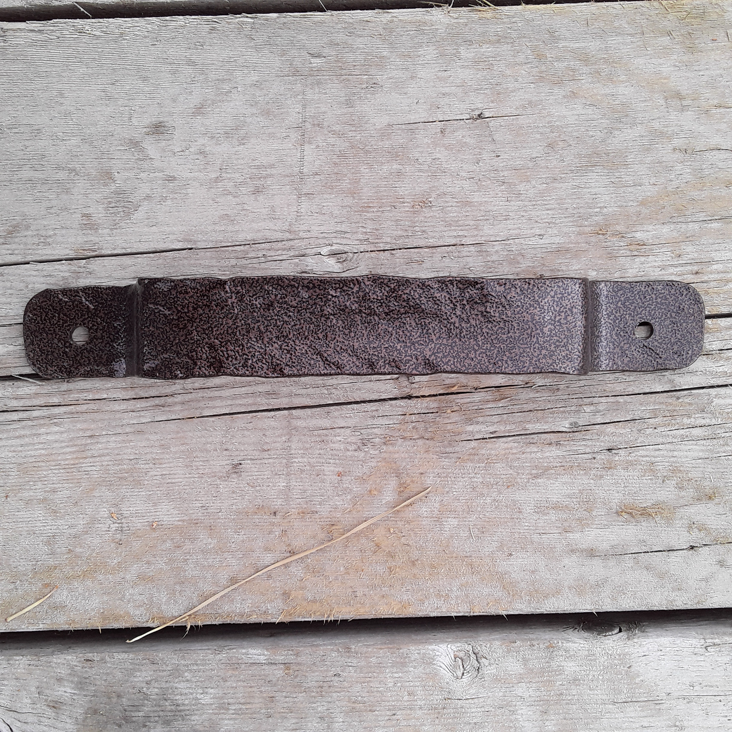 Antique Copper Barn Door Handle Powder Coated Metal Handle Etsy