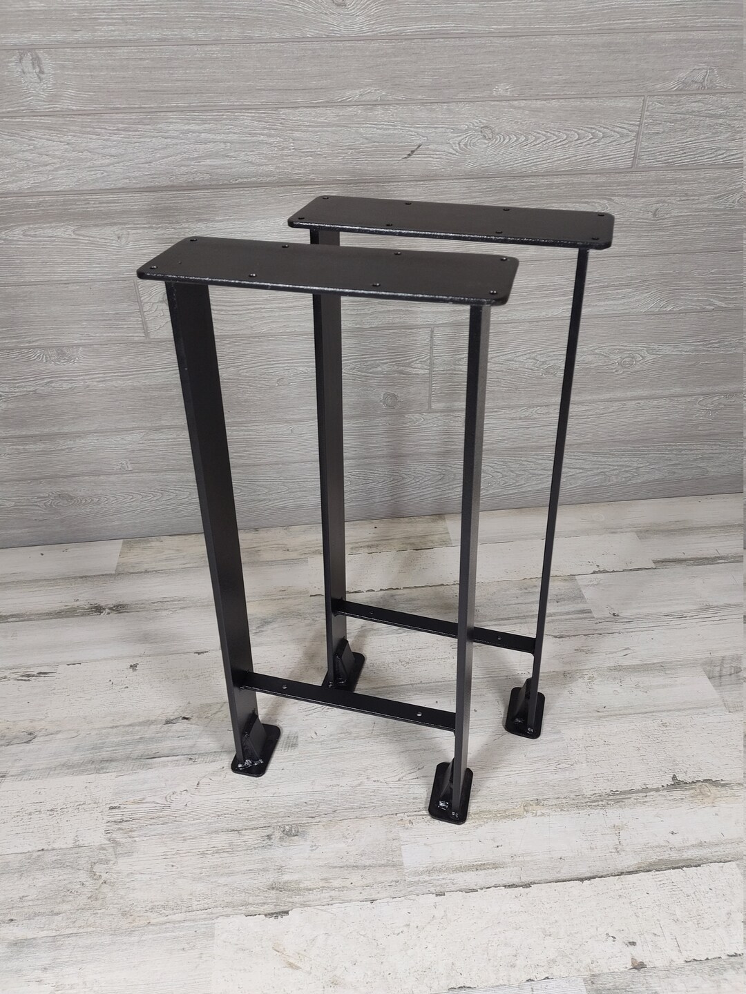 Blacksmith Series Powder Coated Sofa Table Legs W/shelf Mount Table