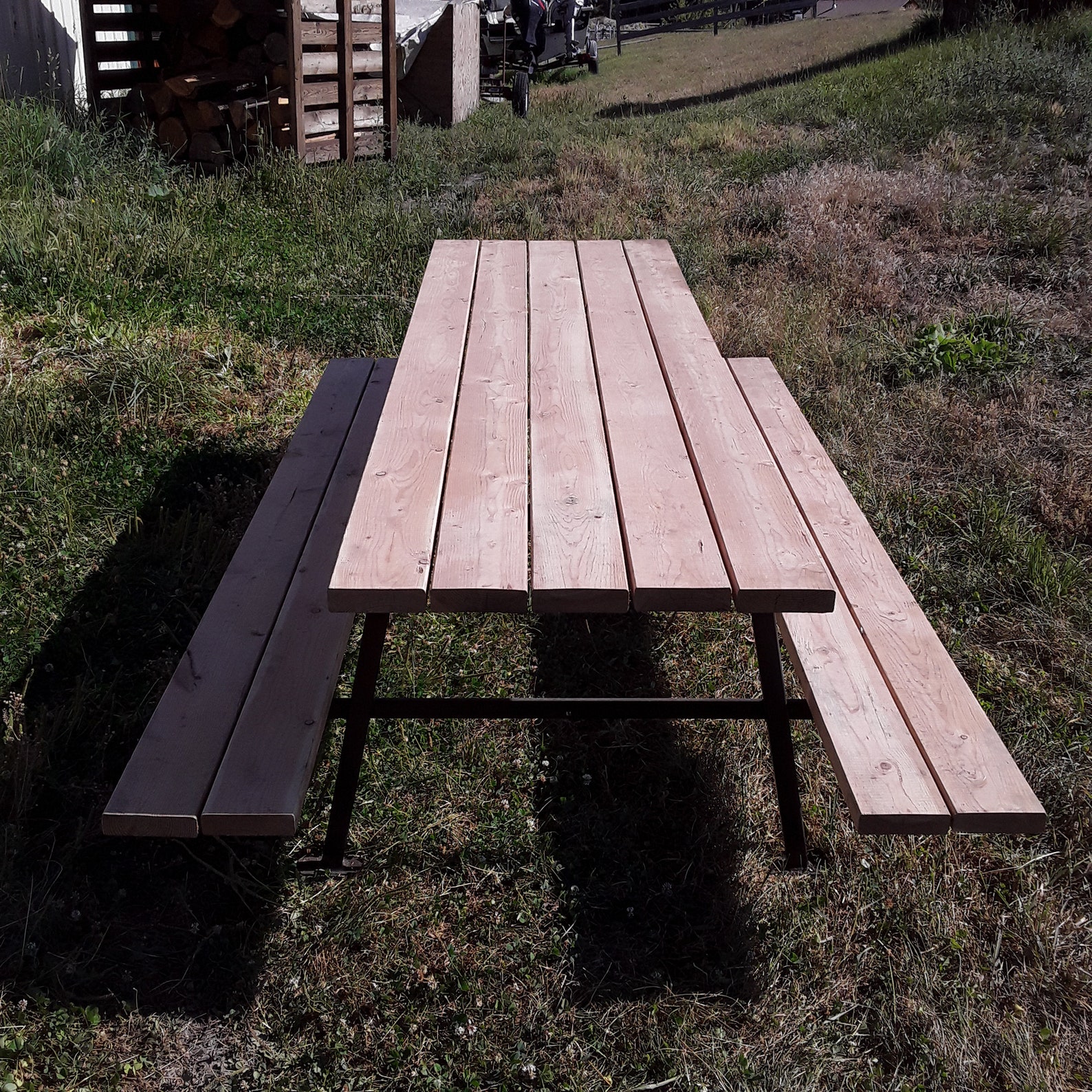 Powder Coated Metal Picnic Table Legs Table Legs DIY Etsy