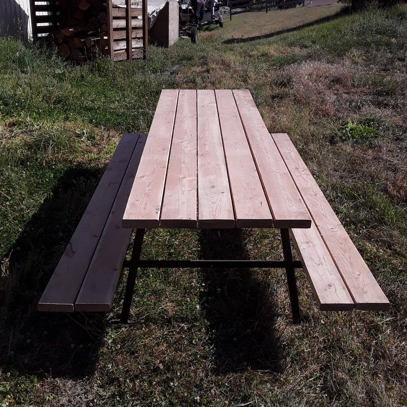 Powder Coated Metal Picnic Table Legs Table Legs DIY Etsy