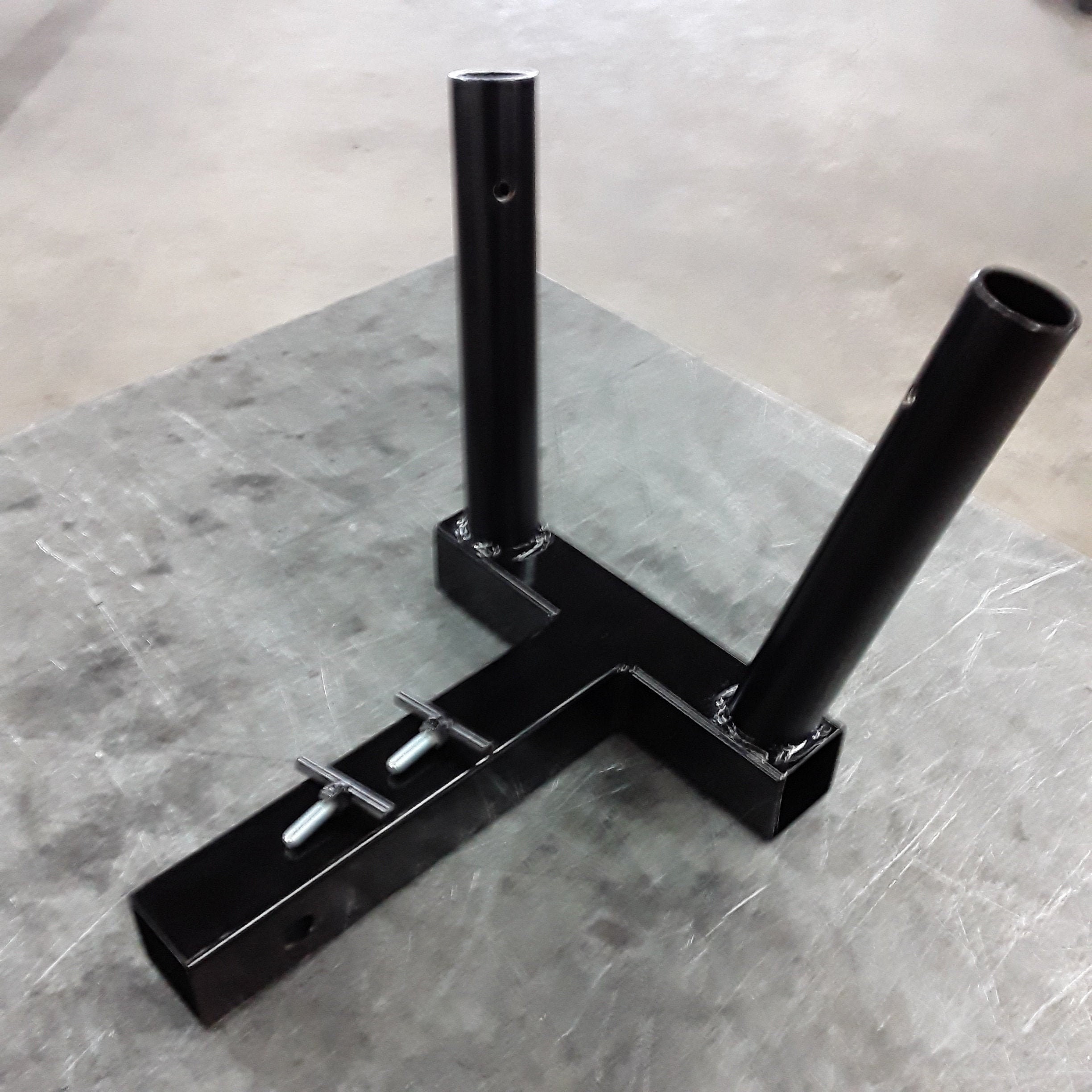 Double Flagpole Truck Hitch Mount 
