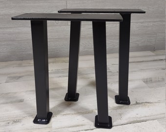 Metalowe nogi meblowe w stylu H | Zestaw 2 szt. | Malowane proszkowo | Nogi do stołu | Metalowe nogi do stołu | Stalowe nogi do stołu | Nogi do biurka