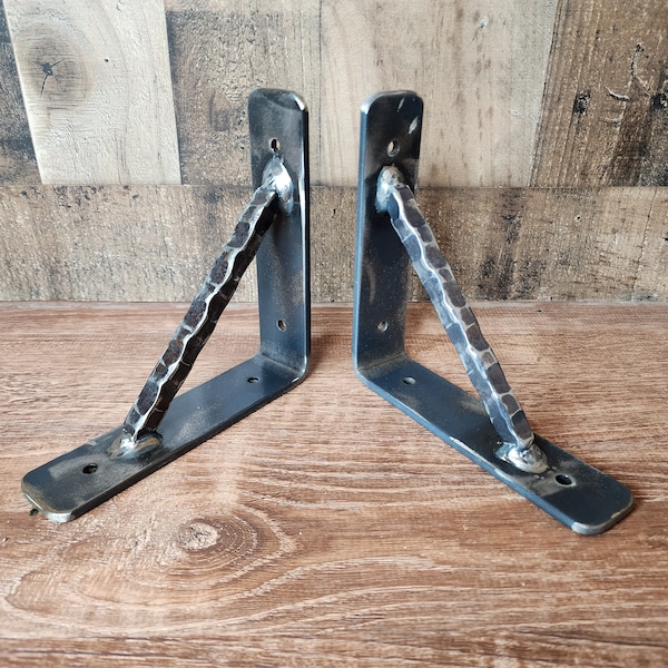 Heavy Duty Metal Decorative Shelf Brackets - Powder Coated - Free Shipping