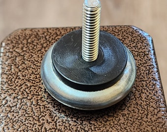 Threading and Leveler add on for Inverted, Trapezoid, and U Style Table Legs.