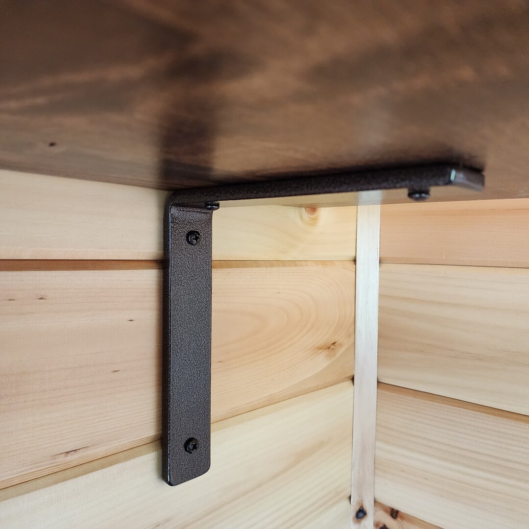 Powder Coated 3/8" Heavy Duty Shelf Brackets - Free Shipping - American ...