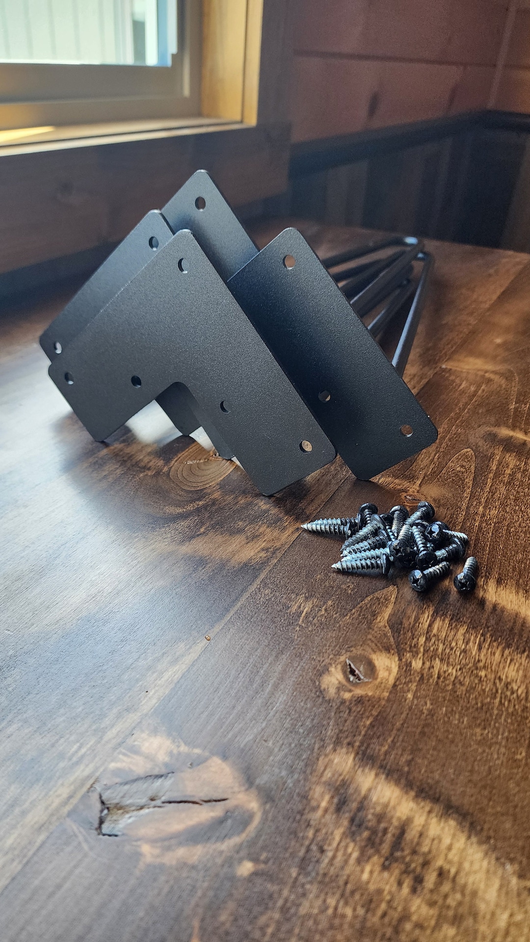 Hairpin Legsset of Fourpowder Coatedamerican Madetable Legscoffee