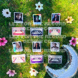 2000s Vampir Drama Mixtape Stickers - Gothic Romanze Aufkleber mit übernatürlichen Vibes