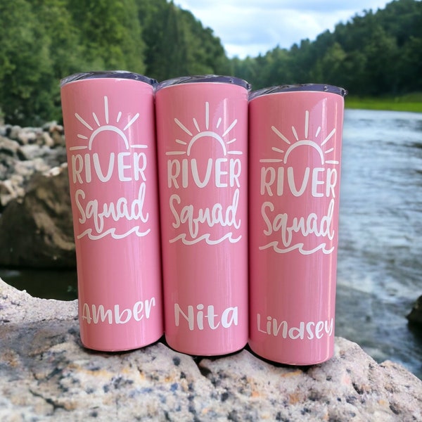 Lake Tumbler Personalized-Beach Trip-Girl Time-River Floating Tumbler-Day Drinking-Birthday for Her-Beach Tumbler-Family Vacation Tumbler