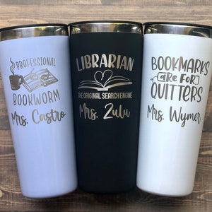 Librarian Gifts-Funny Librarian Mug-Librarian Appreciation-Librarian Mug-Book Tumbler-Bookworm Gift-School Librarian-Librarian Assistant