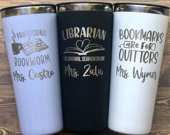 Librarian Gifts-Funny Librarian Mug-Librarian Appreciation-Librarian Mug-Book Tumbler-Bookworm Gift-School Librarian-Librarian Assistant