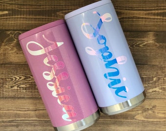 Personalized Seltzer Can Cooler -Girls Weekend-Glitter Seltzer Can Cooler- Birthday Gift-Party Favor-Bridesmaid Proposal Gifts-Can Holder
