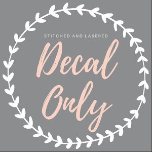 Custom vinyl decal sticker, Car monogram, Yeti decal, Cell phone monogram, Laptop monogram, Name decal, Decals for cups