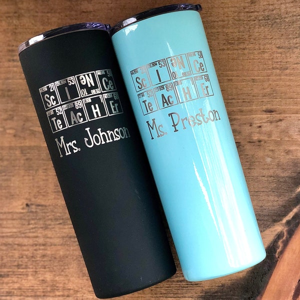 Science Teacher Tumbler Personalized-Science Teacher Gift-Science Lab Teacher Tumbler-Teacher Gift-Teacher Tumbler-Teacher Appreciation