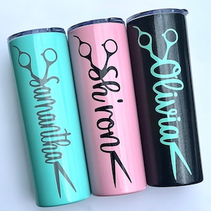 Hairdresser Gift-Hair Stylist Gift-Hairdresser Tumbler-Beauty Salon-Hair Salon-Cosmetology Graduation Gift-Cosmetology Student-Personalized