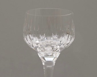 Stuart Crystal Lichfield Cut Hock Wine Glass or Glasses 7 1/2" 19cm