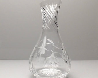 Stuart Crystal Cascade Fuchsia Cut Glass Rose Bowl - Etsy