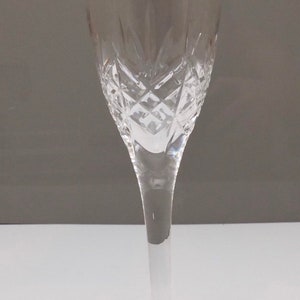 Edinburgh Crystal Silhouette Cut Wine Port Glass 6-7/8 17.5 cm Tall