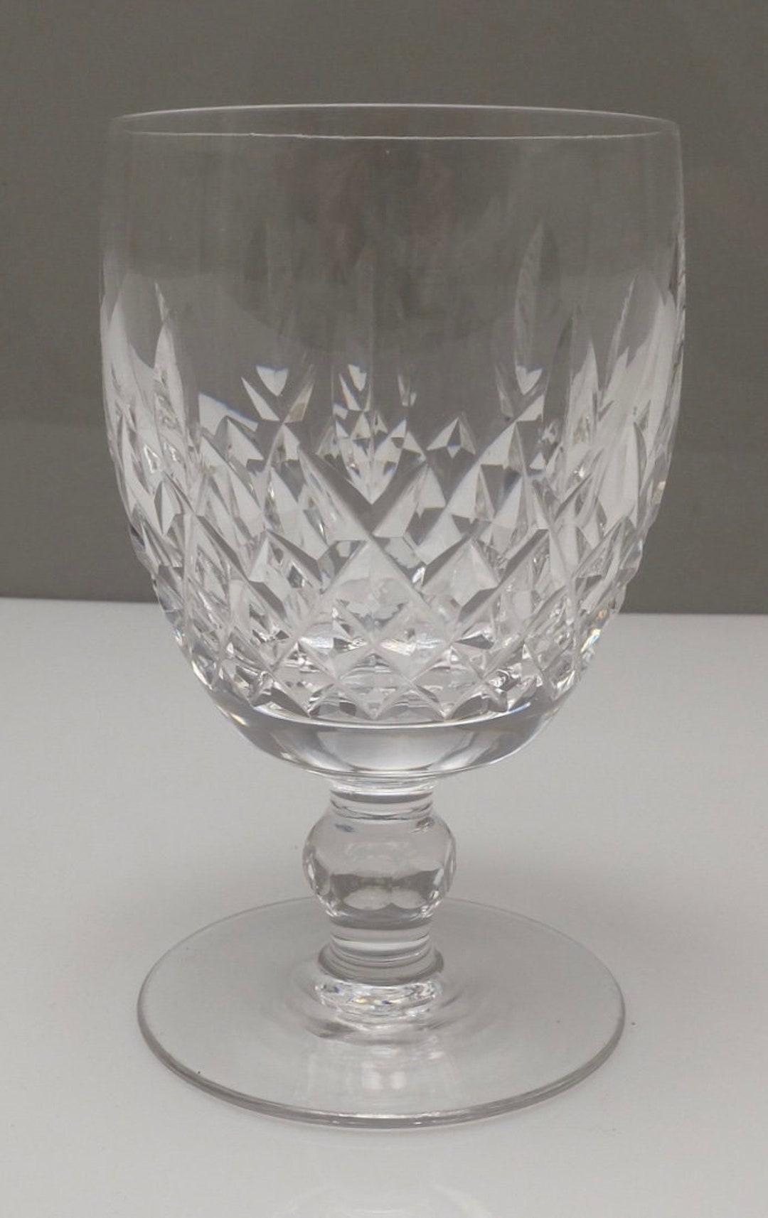 Waterford Crystal Kilcash Cut Water Goblet Wine Glass 5 Etsy UK