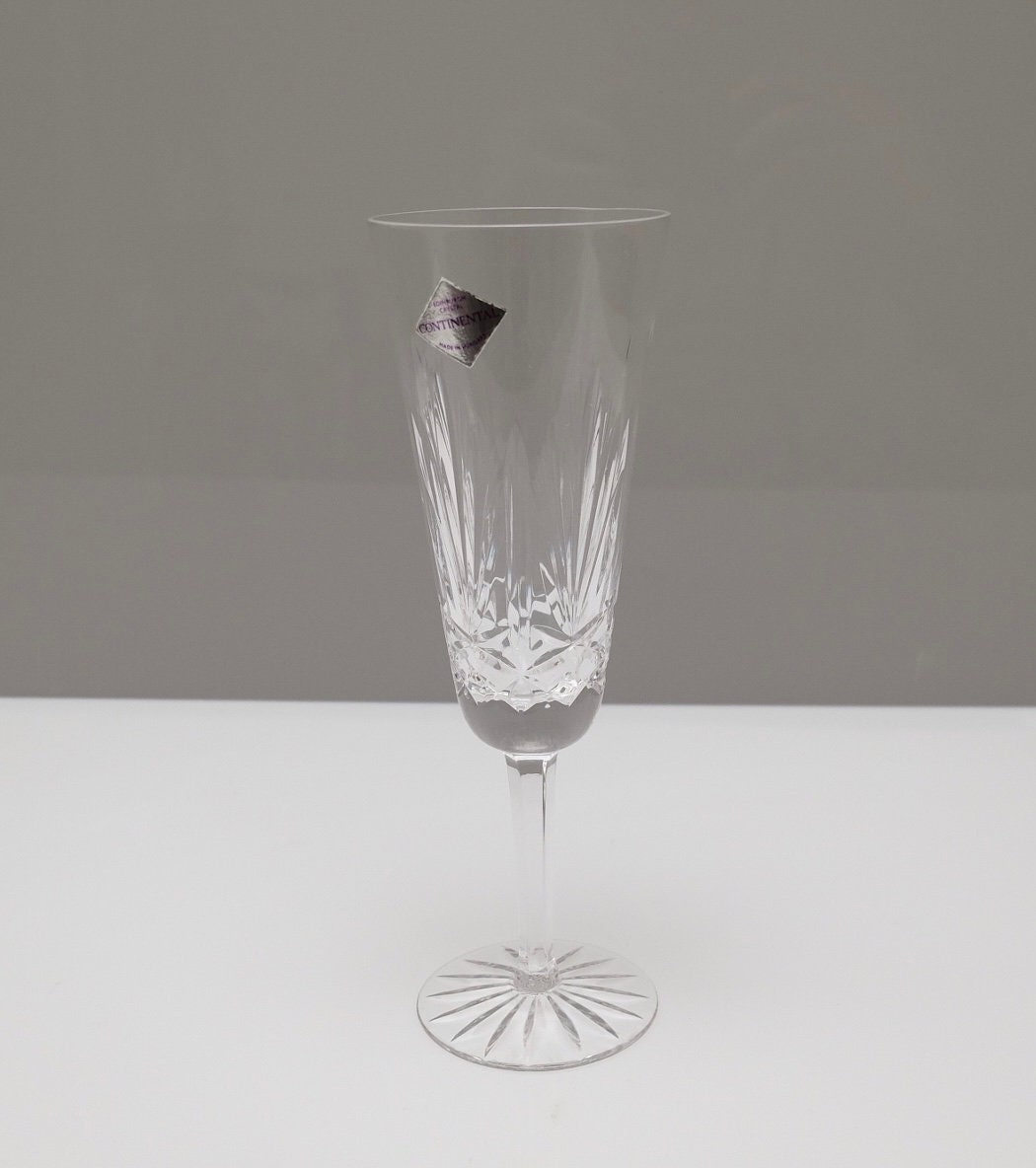 Edinburgh Crystal Continental CCUK01 Cut Wine Glass /galsses 6 6/8