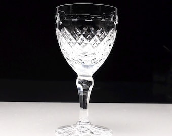 Royal BRIERLEY Crystal - BURLINGTON Cut - Wine Glass / Glasses - 4