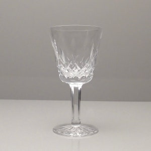 Waterford Crystal Lismore Cut Claret Wine Glass 6 oz 5 7/8" 15 cm Tall 1st Quality