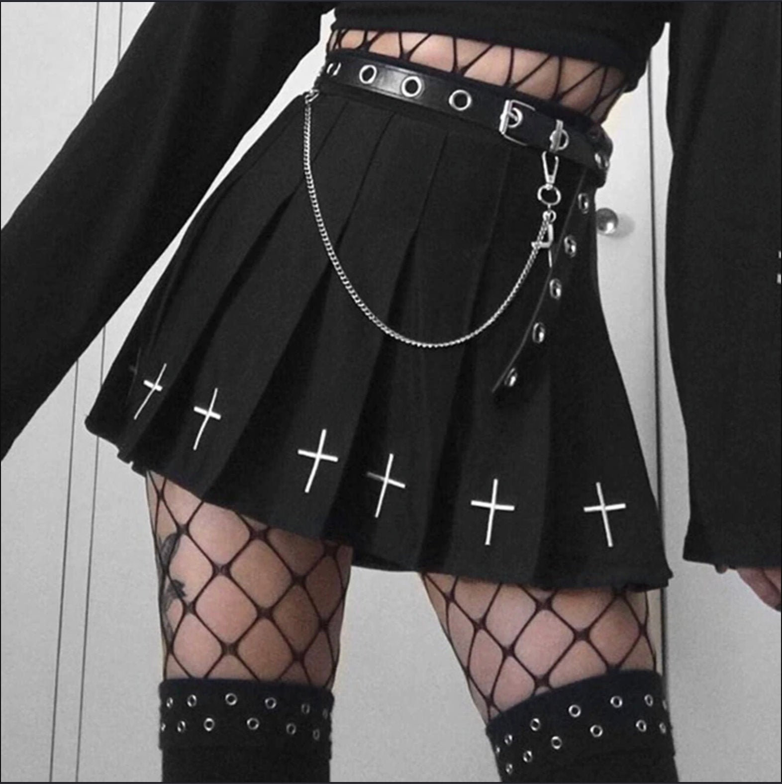 Goth Punk Streetwear Skirt Goth Clothing EGirl Clothing Etsy