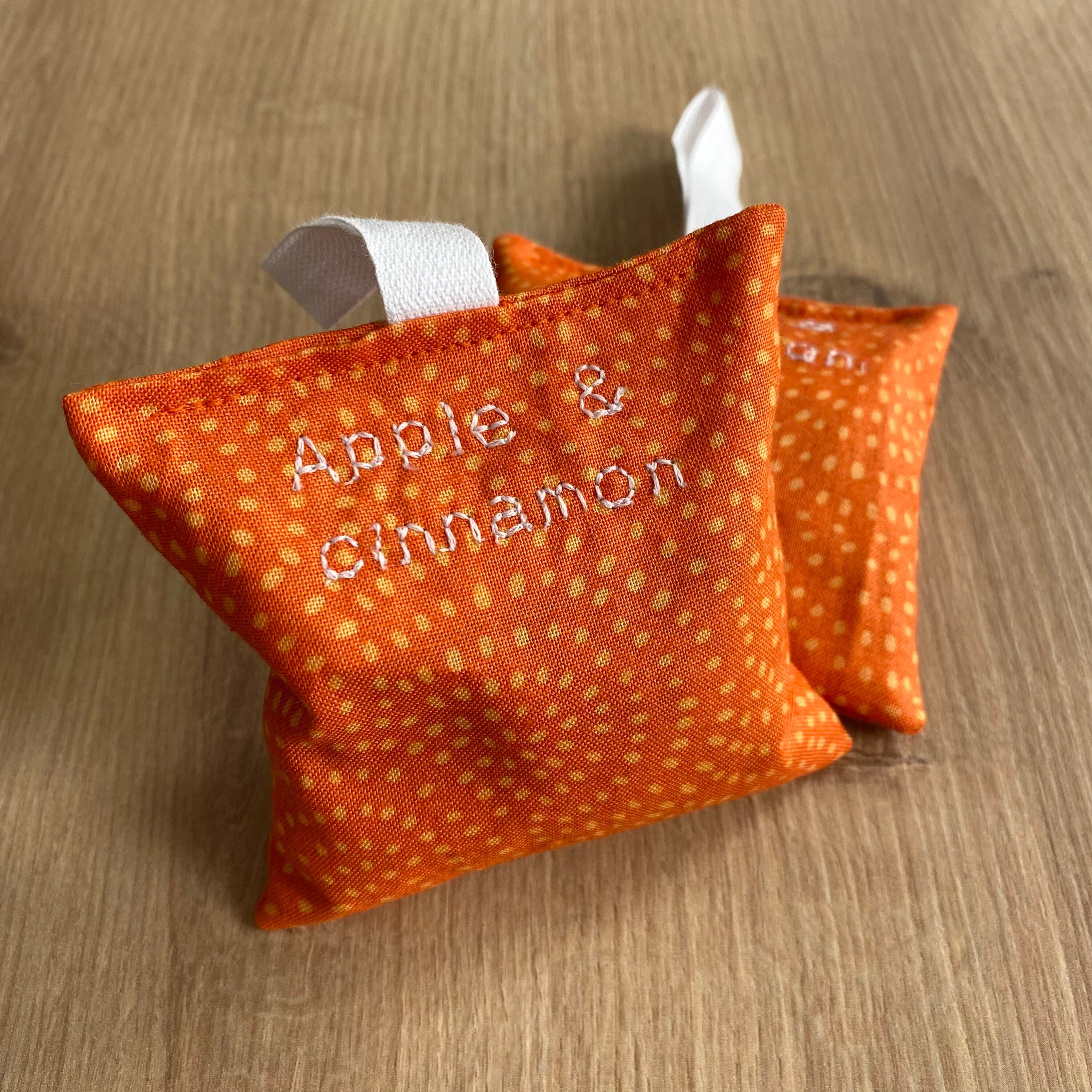 Apple and Cinnamon Scented sachets Etsy