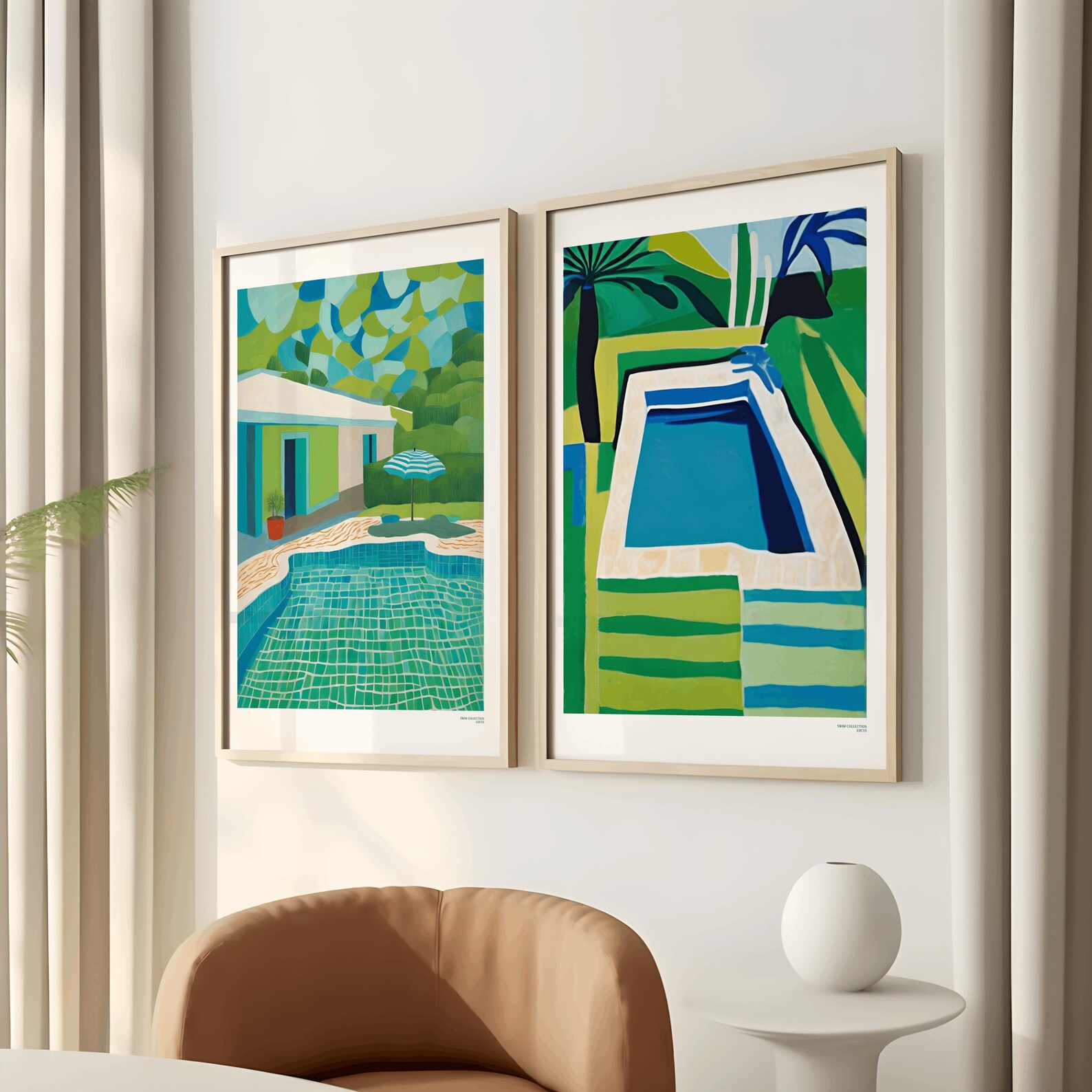 Swimming Pool David Hockney Downloadable Art Print - Etsy