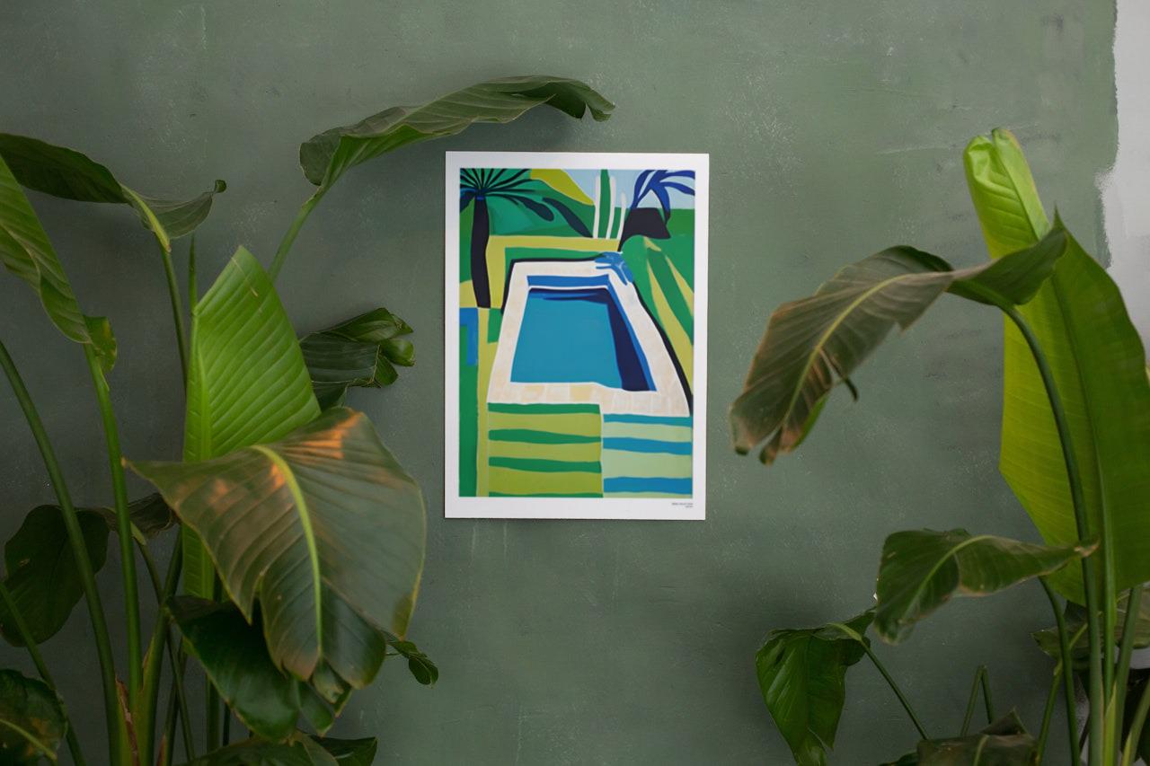 Swimming Pool David Hockney Downloadable Art Print - Etsy