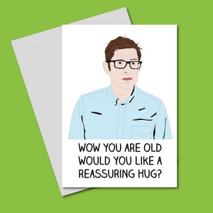 Carte d'anniversaire Louis Theroux