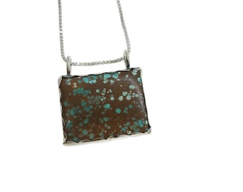 Lone Mountain Turquoise Bar Necklace