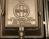 Vintage Griswold 11 Cast Iron Waffle Maker RARE