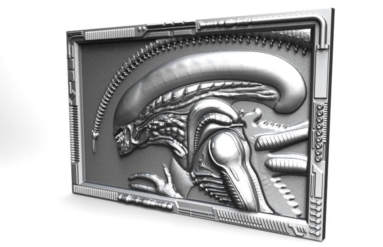 Digital file Alien 3d model stl cnc - Etsy España