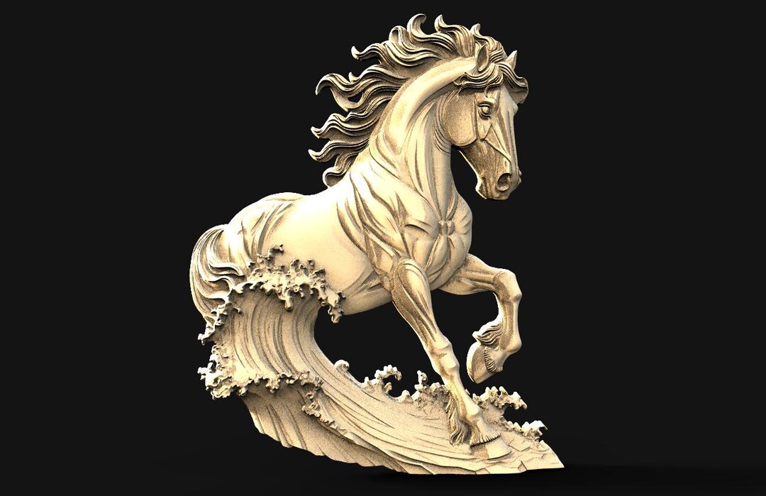 Horse CNC 3D Model, STL File for CNC and 3d Printing - Etsy