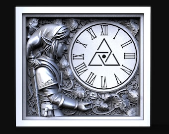 Digital  File Zelda, Link CNC 3d model STL