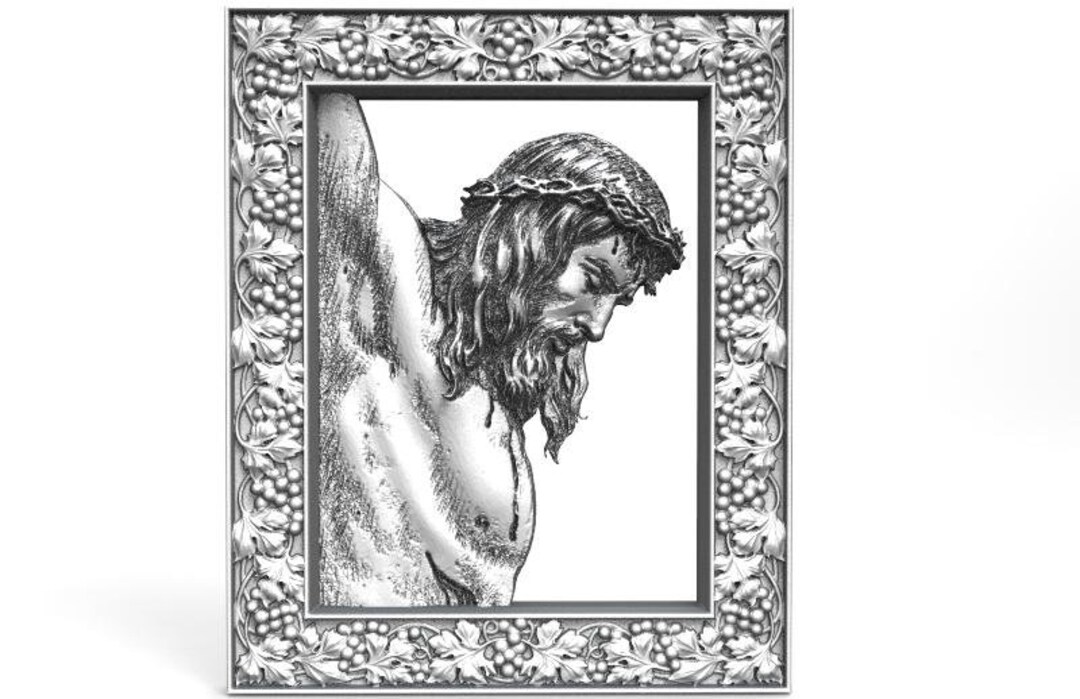 Difital File Jesus Christ Cnc 3d Model Stl - Etsy