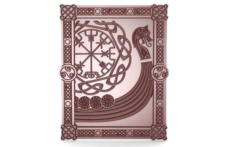 Digital file Viking ship 2 CNC 3d model stl