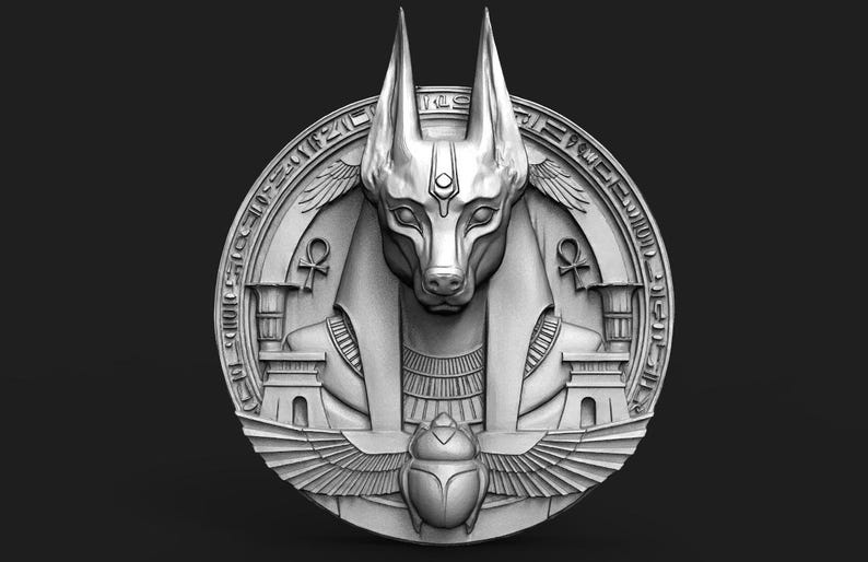 Anubis Pendant 3d Model, STL File for Jewelry 3D Printing - Etsy