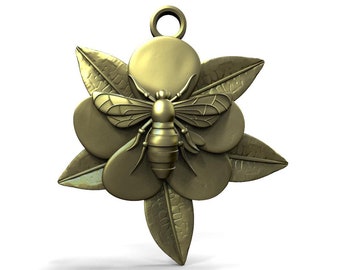 Digitale Datei Biene Anhänger Schmuck 3D Modell Stl